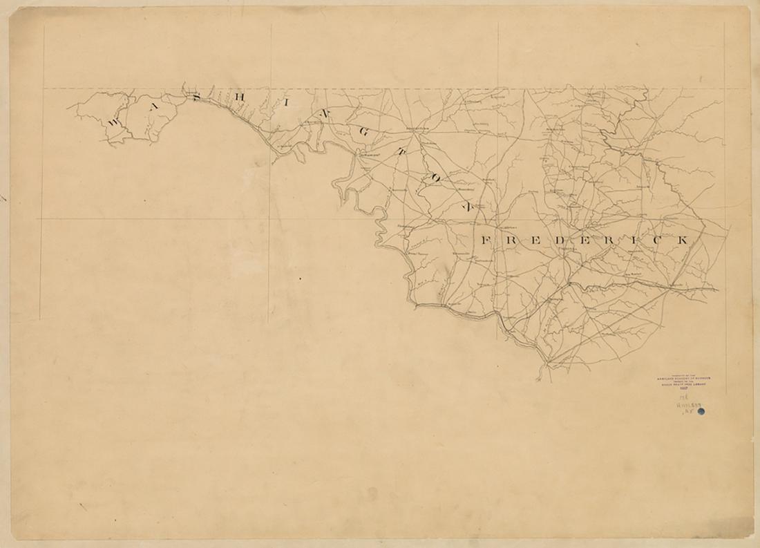 John Henry Alexander Scientific Survey's of Maryland, 1837 - THE FIRST COMPREHENSIVE SURVEY OF: ALEXANDER, John Henry (1812-1867). AN HISTORICAL AND EXCEPTIONALLY IMPORTANT ARCHIVE OF ORIGINAL MANUSCRIPT MAPS OF MARYLAND, BY THE FIRST OFFICIAL STATE ENGINEER, AND INCLUDING A COMPLETE SET OF PREL