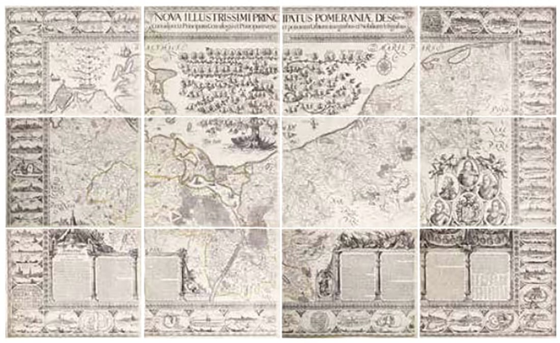 Lubben Wall Map of Pomerania (1 of 13)