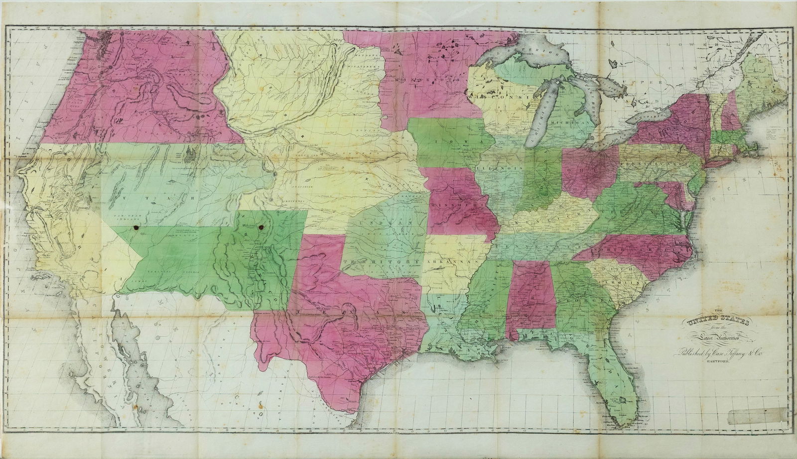 Case amp Tiffany Map Of The United - 168606398 1 X 