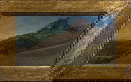George H. Mason, Original Oil - Castle of Petrella