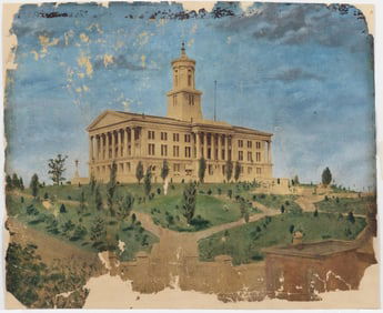 Watercolor view of The Tennessee State Capitol Building, Nashville