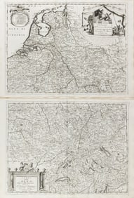 Coronelli Map of the Rhine River