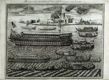 Coronelli Engraving of Venice