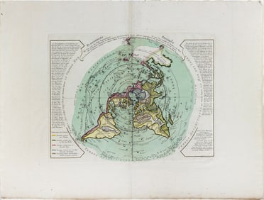 Buache & De L'Isle Polar Map 1756