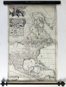 George Willdey Rare Map of North America