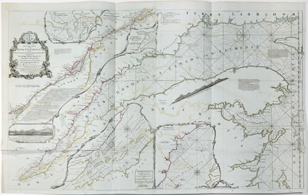 Jeffery's Map of the St. Laurence River Canada