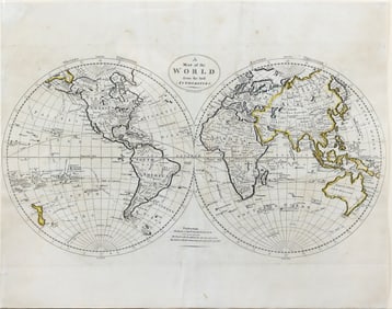 Matthew Carey World Map