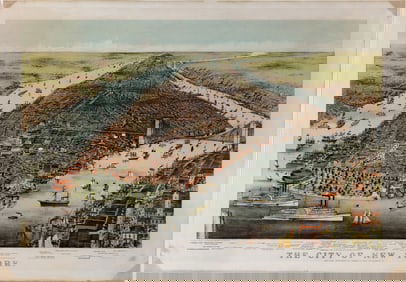 Parsons & Atwater Bird's Eye View of New York City
