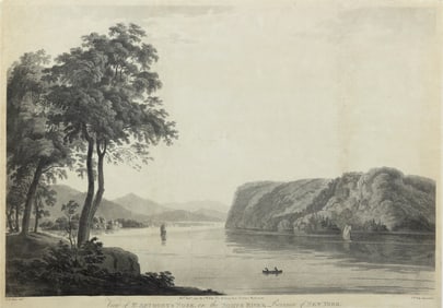 Fisher View of St. Anthony's Nose on the North River New York