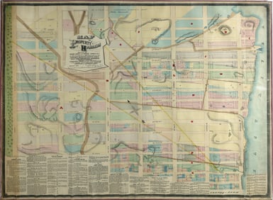 Holmes Map of the Upper East Side, New York