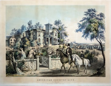 Currier American Country Life, May Morning