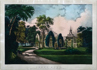 Currier & Ives, Sunnyside / The Residence of the Late Washington Irving