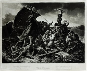 Gericault Engraving of the Wreck