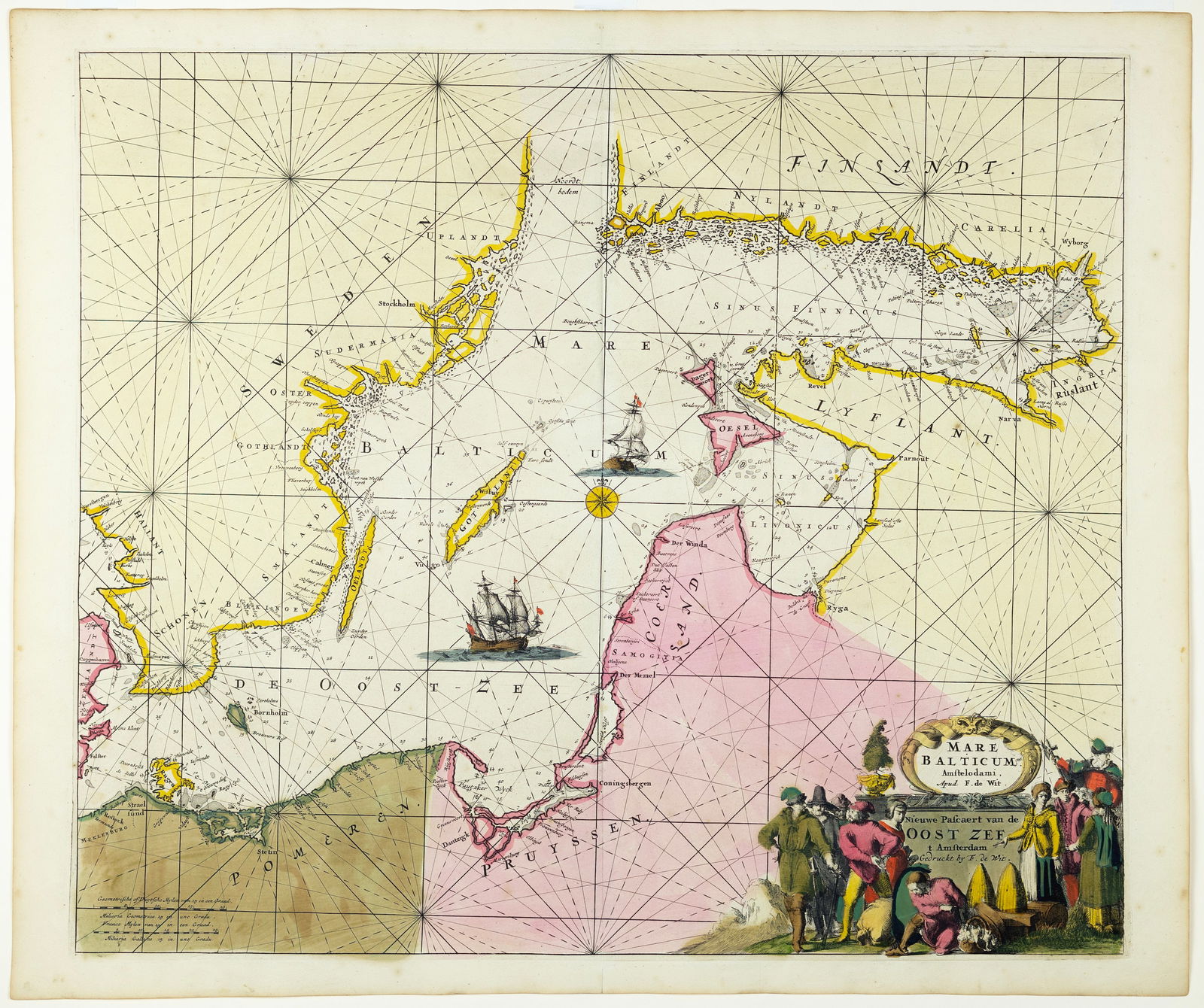 De Wit Map of the Baltic Ocean (1 of 1)