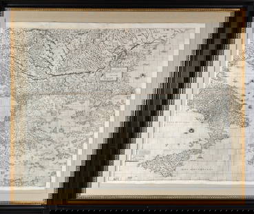 Giacomo Gastaldi Map of Southeastern Europe: GASTALDI, Giacomo (c. 1500-1566). [Southeastern Europe] Geographia particolare d'una gran parte dell'Europa, nuovamente descritta. Engraved map. Rome: Antonio Lafreri for Fabio Licinio, 1560. 34 1/2"