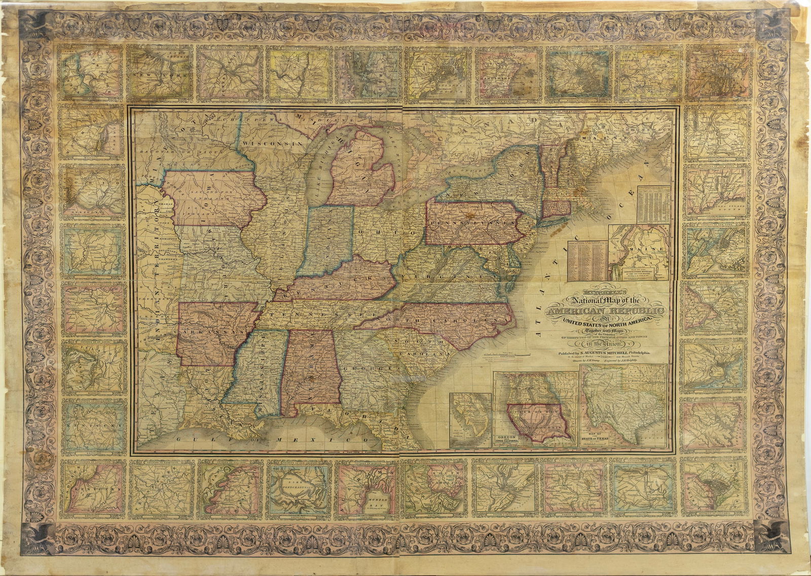 James H. Young's Mitchell's Map of America, 1850 (1 of 1)