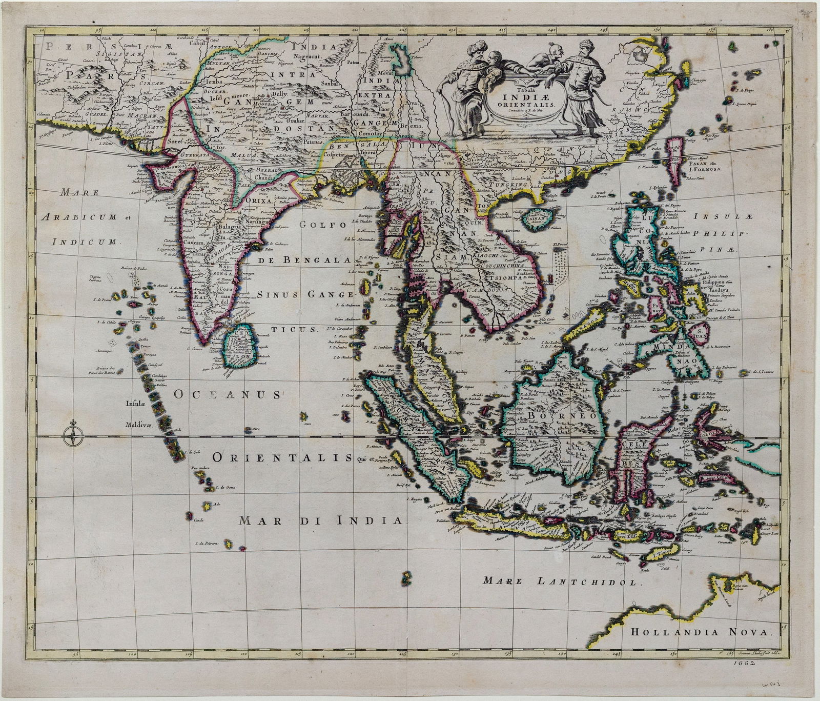 Frederick De Wit Map of South East Asia showing Australia (1 of 1)