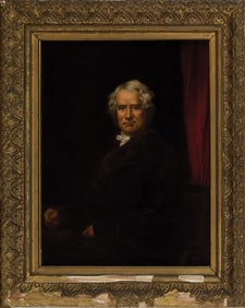 American School Oil Portrait of the Honorable George M. Dallas, The man who Dallas, TX was named for