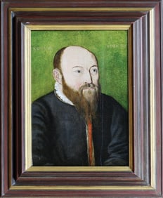 Cornielle de Lyon Oil Portrait of Jacques Dalechamps, French Botanist