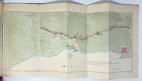 Captain James Stirling's Published Chart of the Proposed Colonial Development at Swan River in