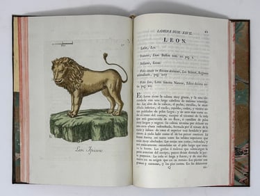 Juan Bautista Bru de Ramon's Rare Coleccion de laminas que representan los animales y monstruos