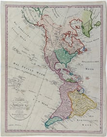 Franz Ludwig Gussefeld Map of the Americas