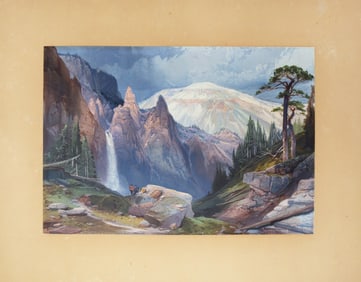 Thomas Moran's Stunning Chromolithographs of Yellowstone National Park, 1876