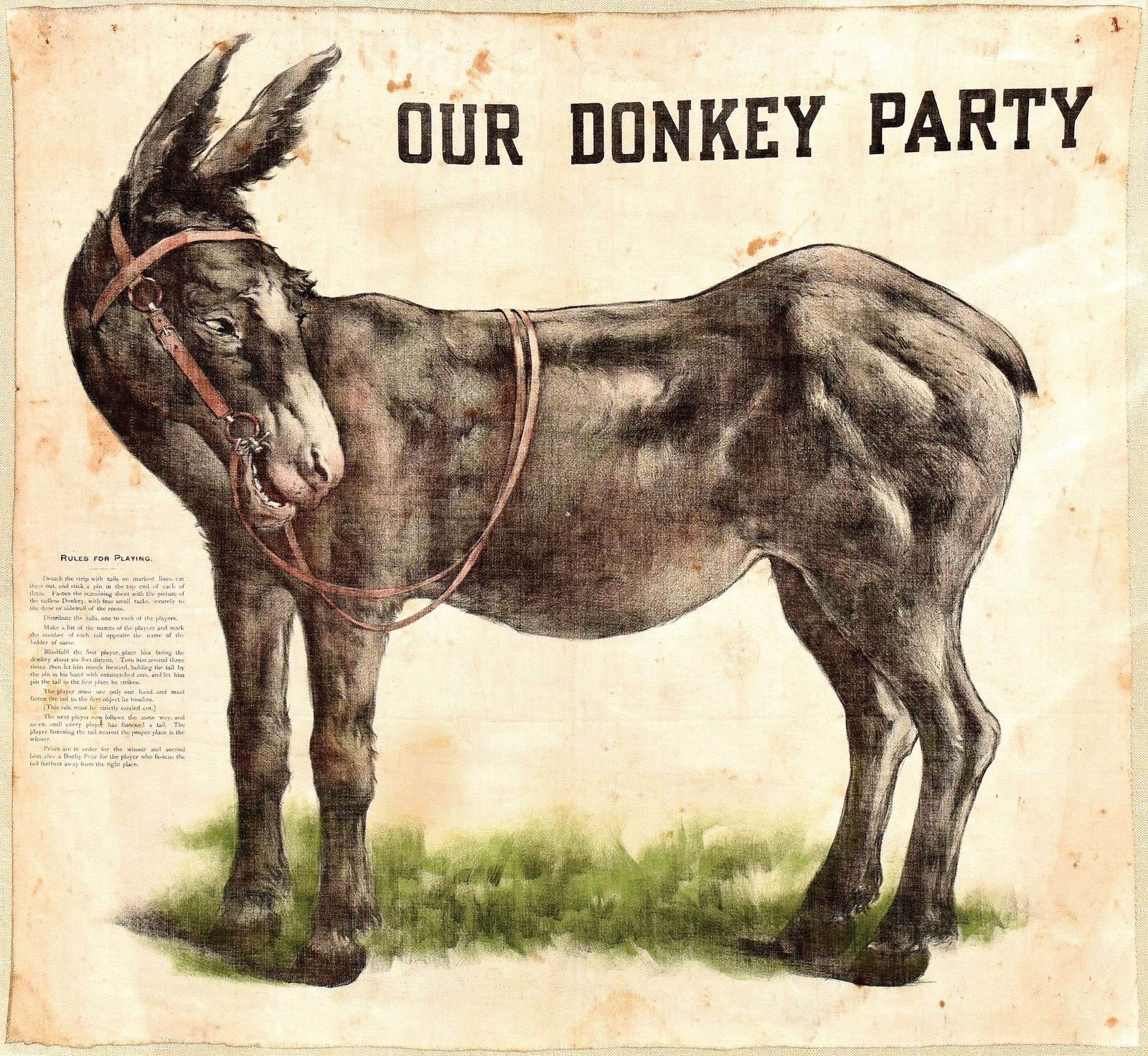 Our Donkey Party - Origins of Pin the Tail on the Donkey, c. 1900 (1 of 2)
