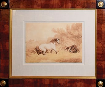 Samuel Howitt, Four Watercolors for Aesops Fables