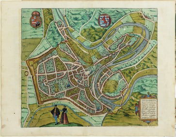 Braun & Hogenberg, [Luxembourg] Lutzenburgum