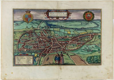 Braun & Hogenberg, [Norwich, England] Nordovicum Angliae Civitas