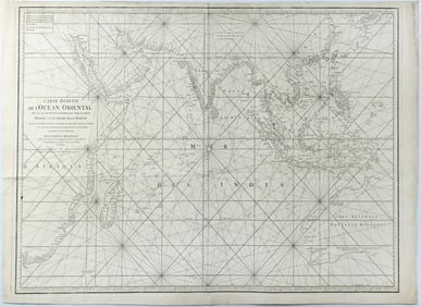 Mannevillette's Carte Reduite de l'Ocean Oriental