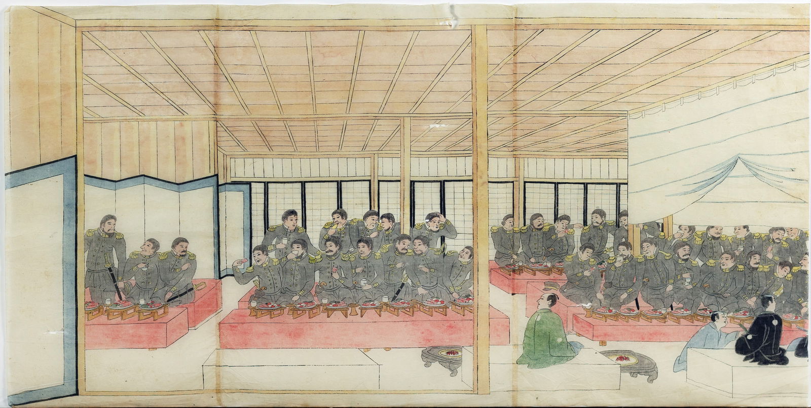 Japanese Sushi Banquet for Commodore Perry & His Officers (1 of 2)