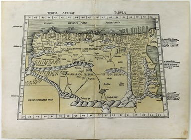 Waldseemuller's Tertia Africae Tabula