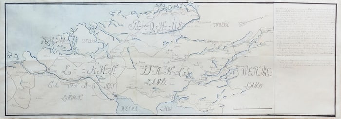 Von Rappholt's Map of Gotaland, Sweden - Showing Gothenburg, home of the SOIC