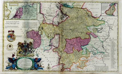 Moll, A New and Exact Map of the Electorate of Brunswick-Lunenburg
