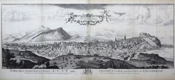 John Slezer, The North Prospect of the City of Edinburgh, Scotland
