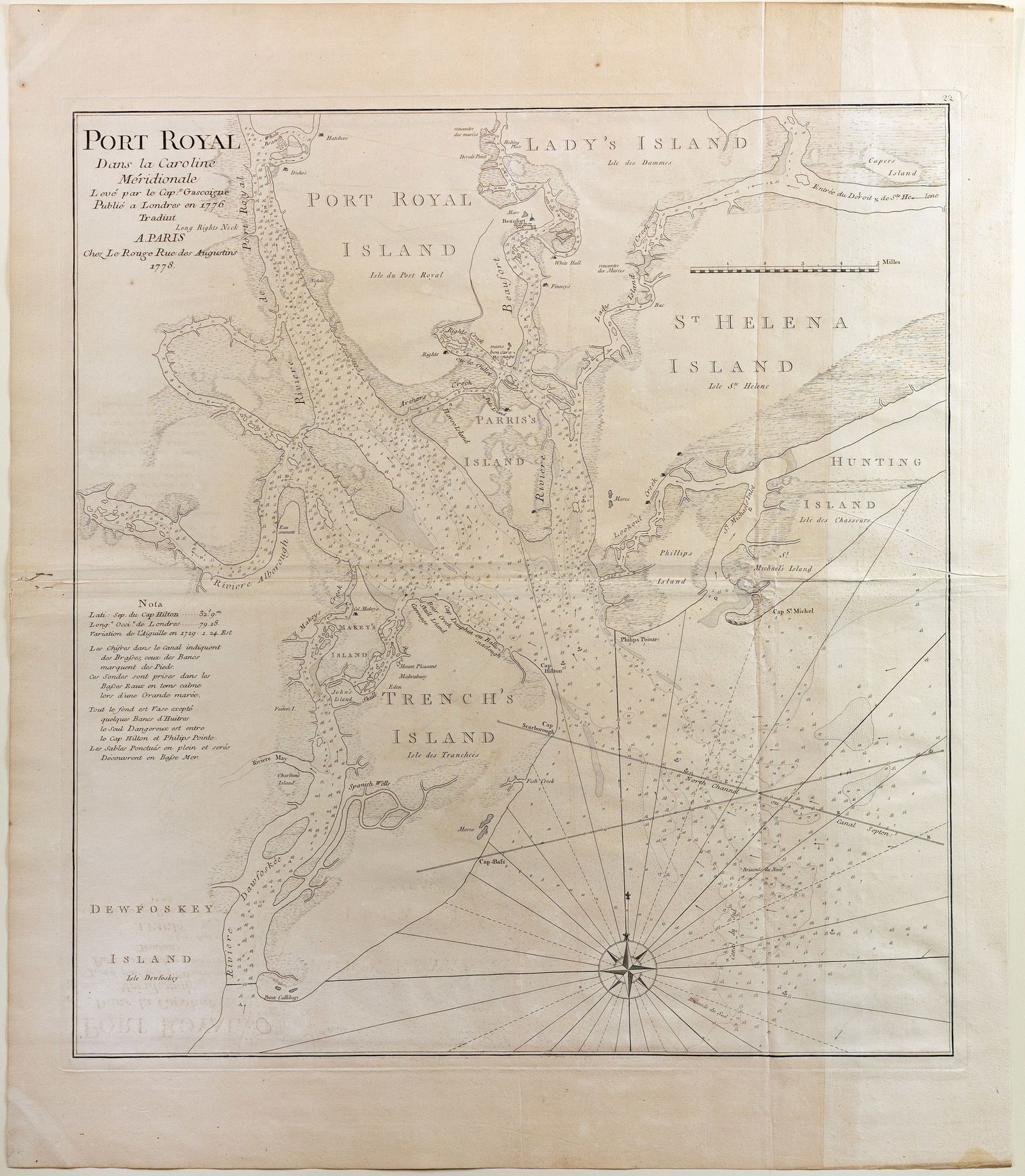 Le Rouge's Map of Port Royal & Hilton Head (1 of 1)
