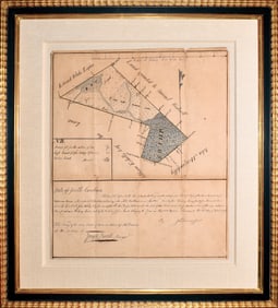 Joseph Purcell & John Diamond's Rare Early Manuscript South Carolina, Outside Charleston