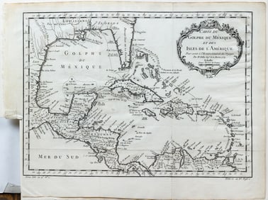 Bellin's Carte du Golphe du Mexique et des Isles de l'Amerique