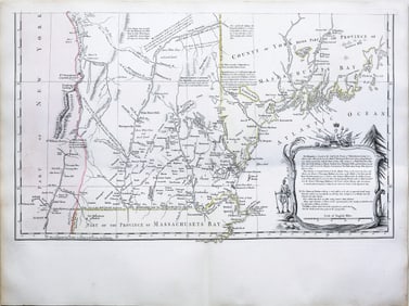 Blanchard & Langdon's An Accurate Map of His Majesty's Province of New-Hampshire in New England
