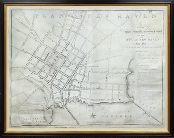 Amos Doolittle's Plan of New Haven, Connecticut