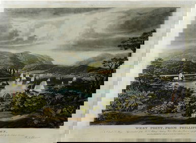 William James Bennett / Currier & Ives, West Point [New York], from Phillipstown