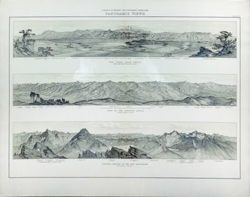 Hayden Panoramic Views: The Pike's Peak Group; View of the Sawatch Range; Central Portions of the