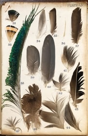 Leonard West Original artwork for his angling classic The Natural Trout Fly and its Imitation, 1912.