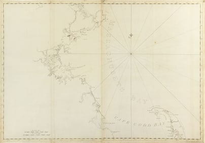 Des Barres Chart of Massachusetts Bay showing Cape Codd from the Atlantic Neptune