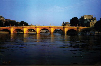Christo & Jean-Claude Photograph of The Pont Neuf Wrapped, Paris, 1975-85