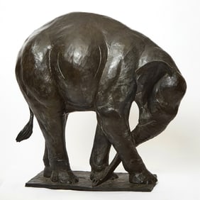 Dan Ostermiller Bronze Elephant Statue - Gone but not Forgotten - The Mascot for the University of