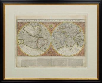 Property of a Long Island Collector - Mercator's 1587 World Map
