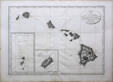 Property of a Long Island Collector - Vancouver Map of Hawaii